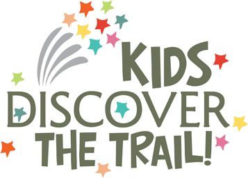 Kids discover the trail logo and link