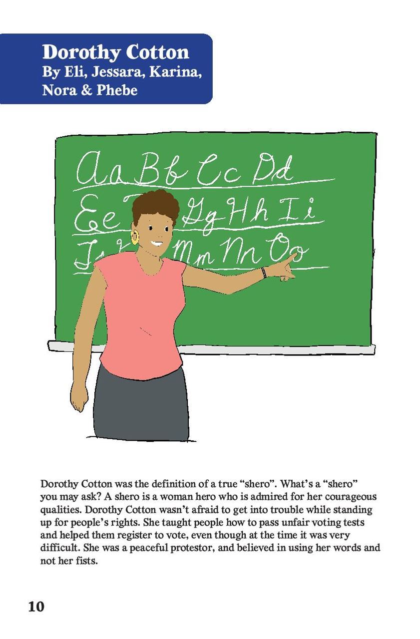 A link/image to a downloadable activity about Dorothy Cotton