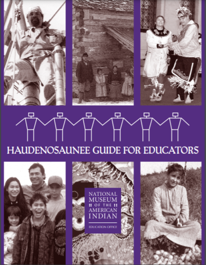 A link/image to a downloadable activity called "Haudenosaunee Guide for Educators"